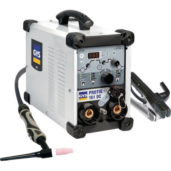 Gys TIG-Schweißanlage PROTIG 161 DC mit Zubehör 10-160 A gasgekühlt
