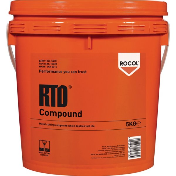 Gewindeschneidpaste RTD Compound 5kg Eimer ROCOL