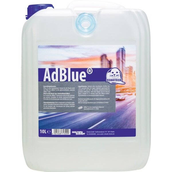 Robbyrob Harnstofflösung AdBlue® mit Einfüllhilfe 10 l Kanister
