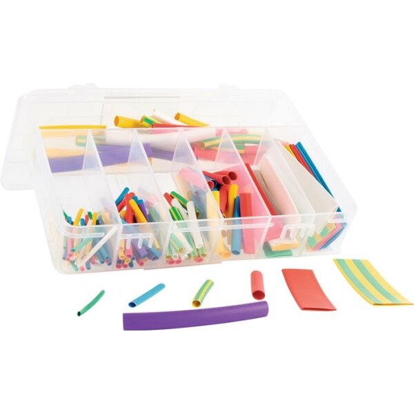 Hongshang Schrumpfschlauchsortiment H-2(Z) Schrumpfrate 2:1 127-teilig farbig