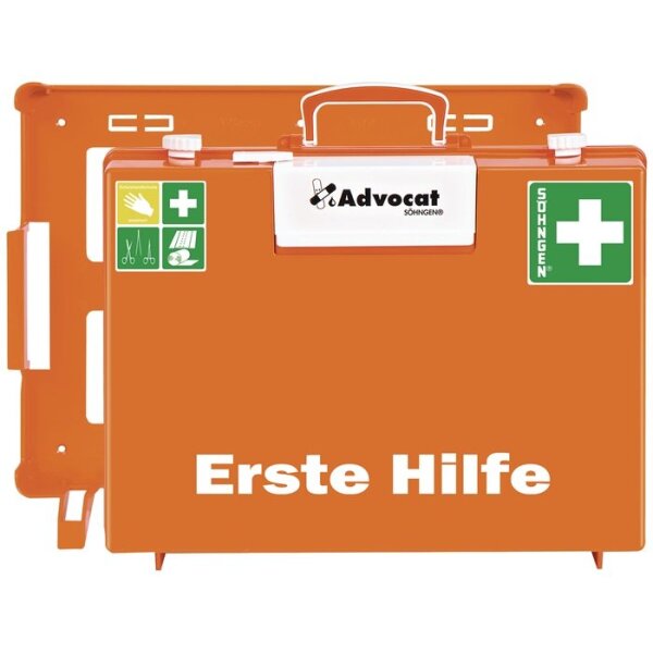 Söhngen Erste Hilfe Koffer Advocat B400xH300xT150ca.mm orange