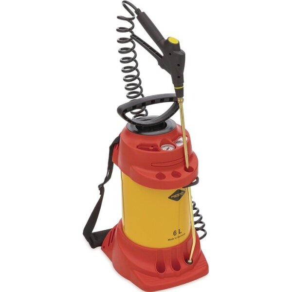 Mesto Hochdrucksprühgerät 3565P 6 l 6 bar Stahlbehälter polyesterbeschichtet 4,8 kg