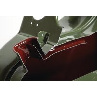 Valpro Kraftstoffkanister 5 l Signalblau RAL 5005 Stahlblech 0,9 mm L230xB120xH310mm