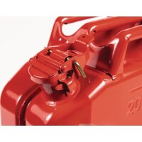 Valpro Kraftstoffkanister 5 l Zinkgelb RAL 1018 Stahlblech 0,9 mm L230xB120xH310mm