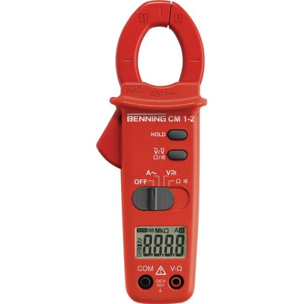 Benning Stromzangenmultimeter CM 1-2 0,1 - 400 A CAT III 600 V