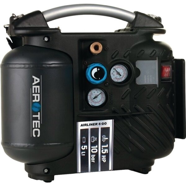 Aerotec Kompressor Aerotec Airliner 5 GO 200 l/min 10 bar 1,1 kW 230 V50 Hz 5 l