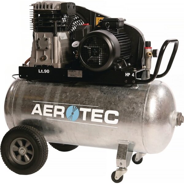 Aerotec Kompressor Aerotec 600-90 Z verzinkt 600 l/min 10 bar 3 kW 400 V50 Hz 90 l
