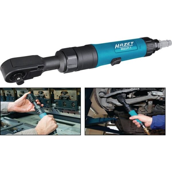 Hazet Druckluftratschenschrauber 9022P-1 12,5 mm (1/2″) 4-kt. 95 Nm