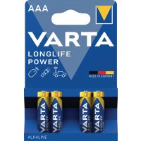 Batterie Longlife Power 1,5 V AAA-AM4-Micro 1240 mAh LR03 4903 4 St./Bl.