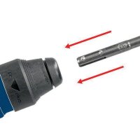 Bosch Hammerbohrersatz Expert SDS plus-7X 5- teilig SDS Plus Kunststoffkassette mit Euroloch