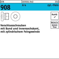 Verschlußschraube DIN 908 Bund/Innen-6kt M20x 1,5 A...