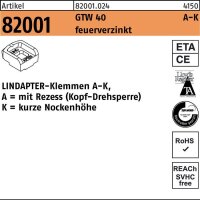 Lindapter Klemmen R 82001 GTW 40 KM 16 / 5,5...