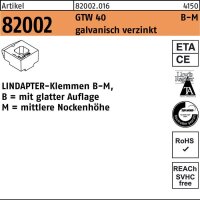 Lindapter Klemmen R 82002 GTW 40 MM 10 / 5,0 galvanisch...