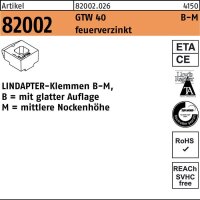Lindapter Klemmen R 82002 GTW 40 MM 12 / 6,0...