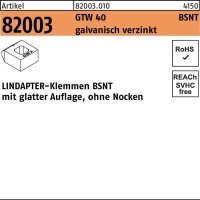 Lindapter Klemmen R 82003 GTW 40 BSNT M 12 galvanisch...