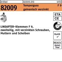 Lindapter Klemme R 82009 GTW 40 F 9 M 10 / 19 - 42...
