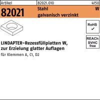 Lindapter Rezessfüllplatte R 82021 Form W W 12 / 6,5...