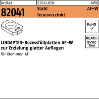 Lindapter Rezessfüllplatte R 82041 AFW M 16 Stahl...