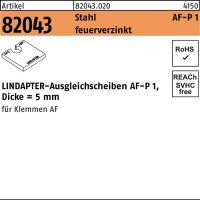 Lindapter Ausgleichsscheibe R 82043 AF M 12 P1 Stahl...