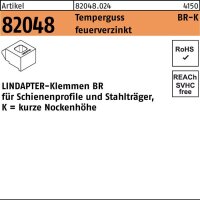 Lindapter Klemme R 82048 GTW 40 BR 20 / 7,0 Temperguss...