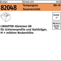 Lindapter Klemme R 82048 GTW 40 BR 16 / 8,0 Temperguss...