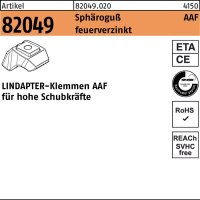 Klemme R 82049 AAF M12 Sphäroguß feuerverz. 1...