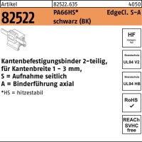 Befestigungsbinder R 82522 Edgeclip 4,6x150/31 PA66HS sw...