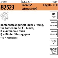 Befestigungsbinder R 82523 Edgecl. 4,6x150/35 PA66HS sw...