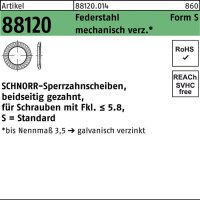 Schnorr Sperrzahnscheibe R 88120 beidseitig gezahnt S 3 x...