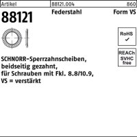 Schnorr Sperrzahnscheibe R 88121 beidseitig gezahnt VS 18...