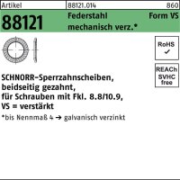 Schnorr Sperrzahnscheibe R 88121 beidseitig gezahnt VS 12...