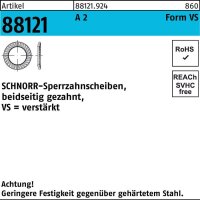 Schnorr Sperrzahnscheibe R 88121 beidseitig gezahnt VS 5...