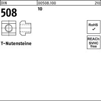 T-Nutenstein DIN 508 M5x 6 10 25 Stück