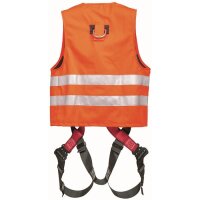 Mas Warnweste MAS40 Quick EN361 EN20471 2-Punkt, Weste orange für Kleidergröße 44-54