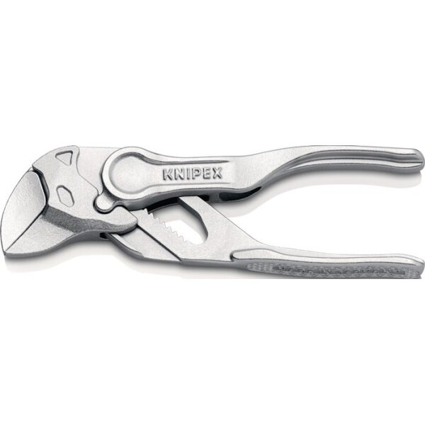 Knipex Zangenschlüssel XS Länge 100 mm Spannweite 21 mm verchromt aufgeprägte raue Oberfläche