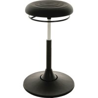 Lotz Drehhocker Kunststoff-Tellerfuß PU-Schaum schwarz Sitzhöhenverstellung 510-700 mm