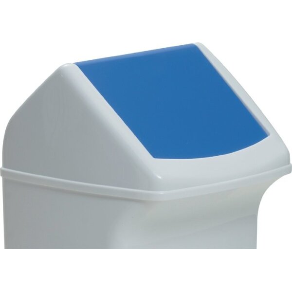 Durable Deckel Polyethylen blau B330xT330mm passend für Abfallsammler 40 l mit Einwurfklappe