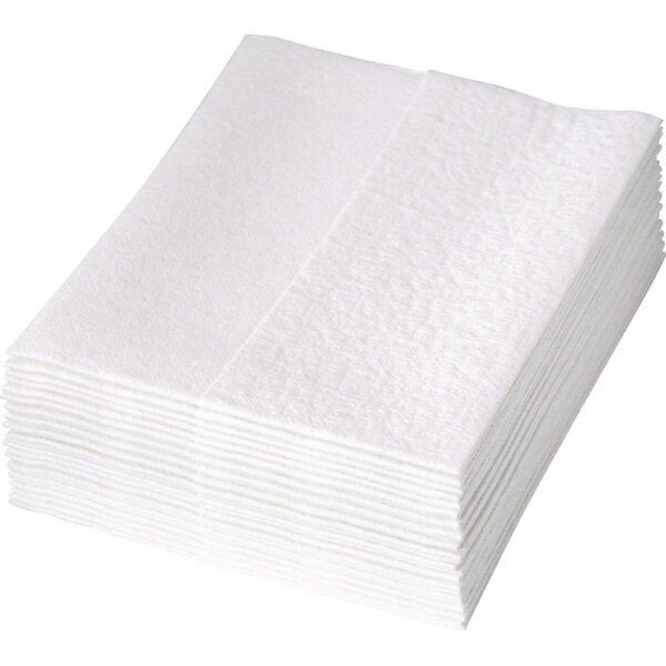 Profix Wischtuch profix® tiger L.ca.300 mmxB.ca.360 mm weiß 1-lagig, Z-Falz 1.008 St./KT
