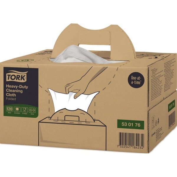 Tork Putztuch TORK 530176 L.ca.615 mmxB.ca.355 mm weiß 1-lagig, ungeprägt