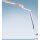 Hansa Schreibtischleuchte LED Multiflex ABS, Eisen, PS weiß/silber Höhe 600 mm mit Standfuß und Klemme LED