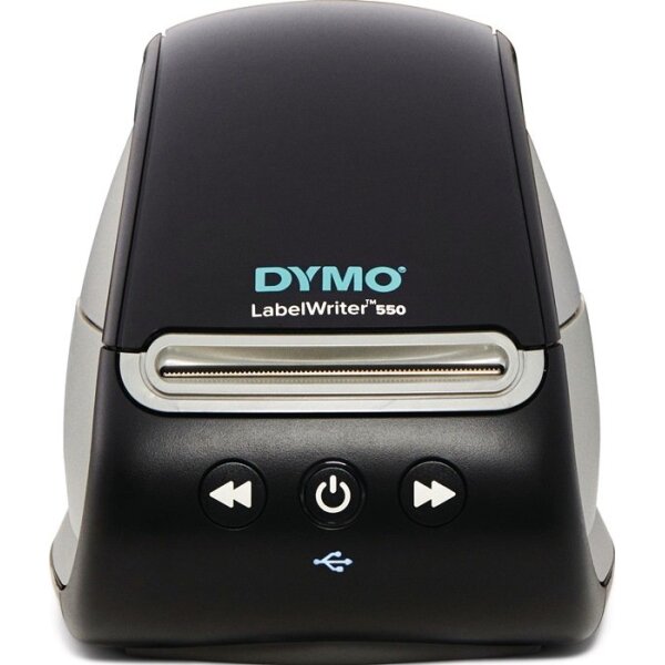 Dymo Etikettendrucker LabelWriter 550 Schriftbandbreiten max. 58 (Etikett) mm Box Breite 127 mm x Länge 188 mm