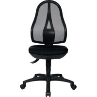 Topstar Bürodrehstuhl mit Punktsynchrontechnik schwarz 430-510 mm Tragfähigkeit 110 kg