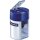 Staedtler Doppelspitzdose STAEDTLER® 8,2 und 10,2mm rund Material des Spitzers: Metall Material des Behälters: Kunststoff silber/transparent/blau