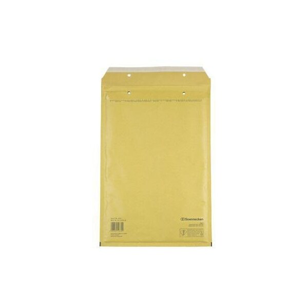 Soennecken Luftpolstertasche Soennecken F/3 mit Haftklebung Kraftpapier natronbraun 100 St./Pack.