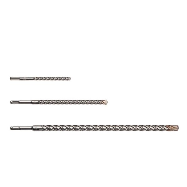 Duss Set best. aus HPV Hammerbohrer, 10Stk 6mm 10Stk 8mm 10Stk 10mm 4-Schneider SDS-plus + SDS Meißel