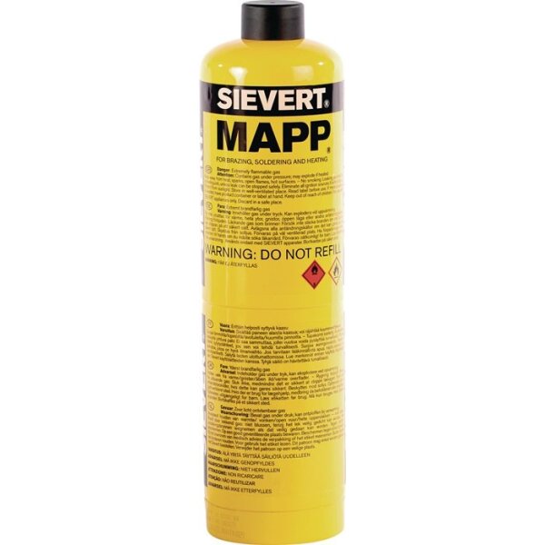 Sievert Schraubkartusche MAPP®Gas 400 g 650 ml