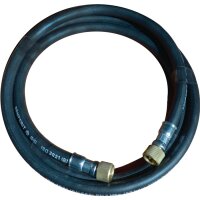Gasschlauch L.1,8m ID 6,3mm Wandst.3mm schwarz