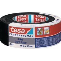 Gewebeband Duct Tape PRO 74613 schwarz L.50m B.50mm TESA