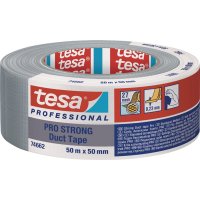 Gewebeband Duct Tape PRO-STRONG 74662 silber L.50m B.50mm TESA