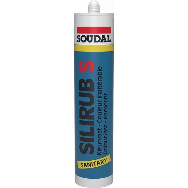 Soudal Sanitärsilikon Silirub S transparent 300 ml Kartusche